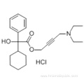 Benzeneacetic acid, a-cyclohexyl-a-hydroxy-,4-(diethylamino)-2-butyn-1-yl ester, hydrochloride CAS 1508-65-2